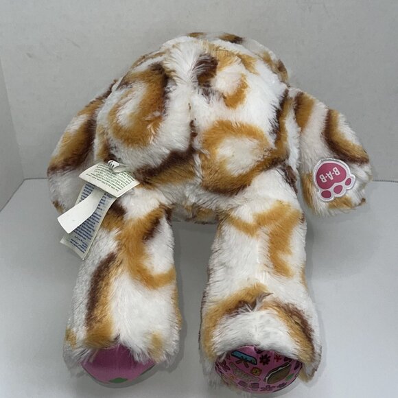 Build A Bear Workshop Girl Scout Smores Plush White Tan Brown swirl bear - Picture 8 of 12